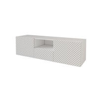 LOWBOARD ZENO-W 140x40x41 cm - Weiß - Weiß, Holzwerkstoff (140/40/41cm) - ALTDECOR