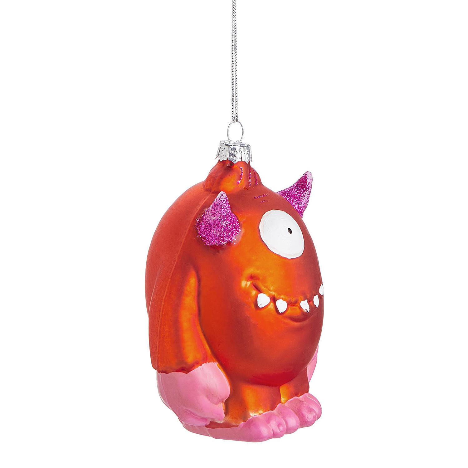 BAUMANHÄNGER Hang On Monster - Dunkelorange, Glas (3/7/7cm) - Butlers