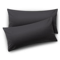 KISSENBEZUG Agneta 40/40 cm, 2er-Set, 100% Baumwolle, Anthrazit - Anthrazit, Textil (80/40cm) - Blumtal