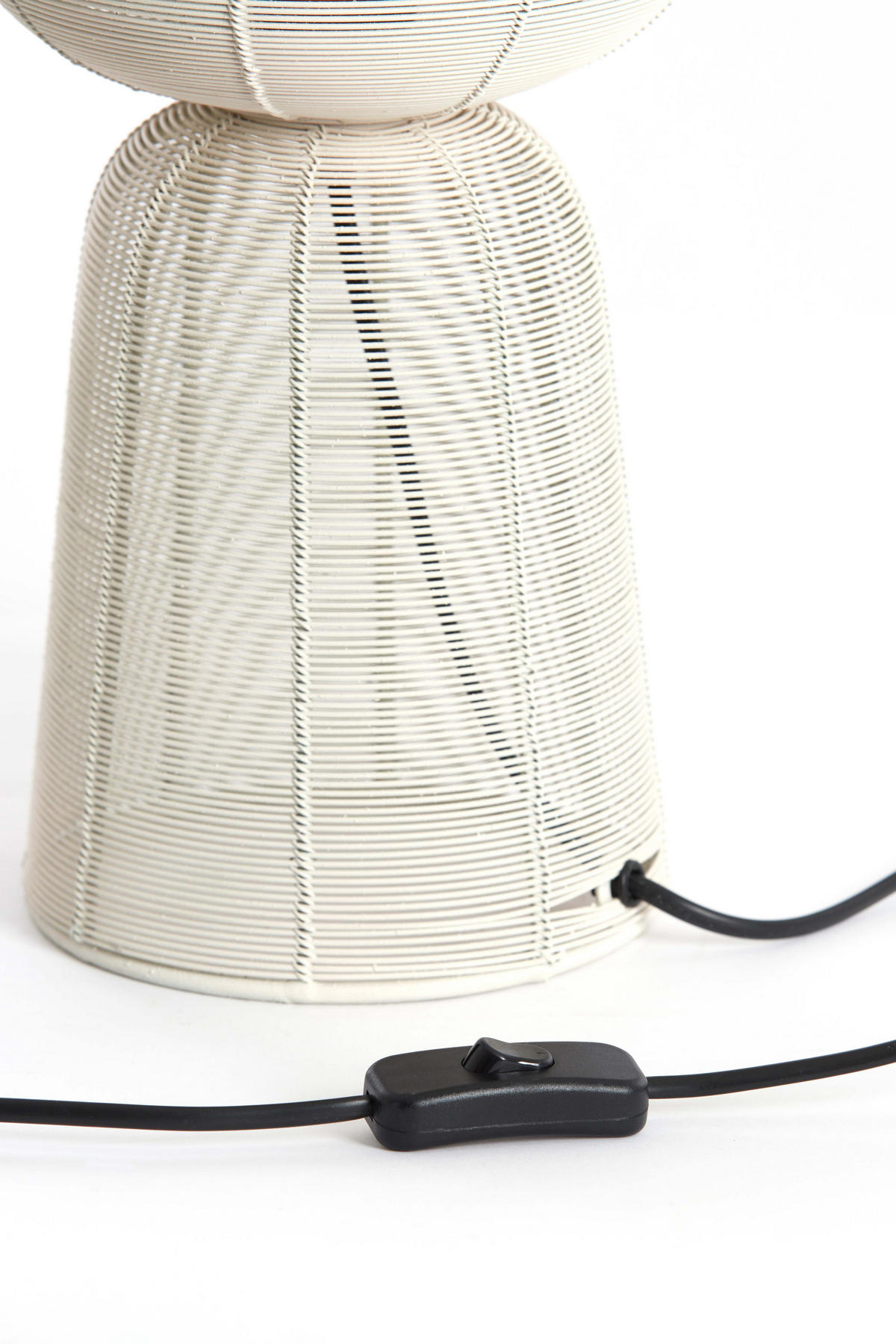 TISCHLAMPE Aboso Weiß Ø18/42 cm - Weiß, Metall (18/18/42cm) - Light & Living