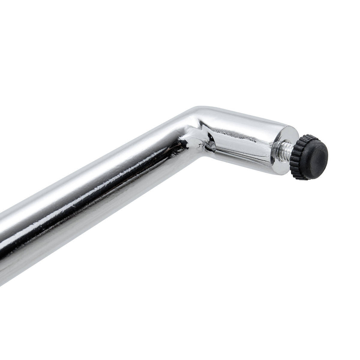 DREHSTUHL 2er-Set 85 cm PU Weiß mit Metallgestell Silberfarben - Weiß, Metall (50/85/55cm) - Meubliv