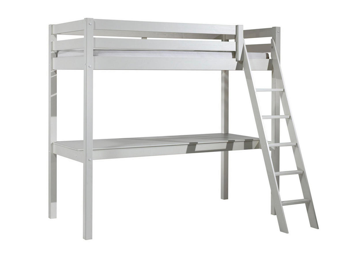 HOCHBETT Karolina 209x190x165 aus Massivholz in Weiß - Weiß, Holz (90/200cm) - 58aufmkessel