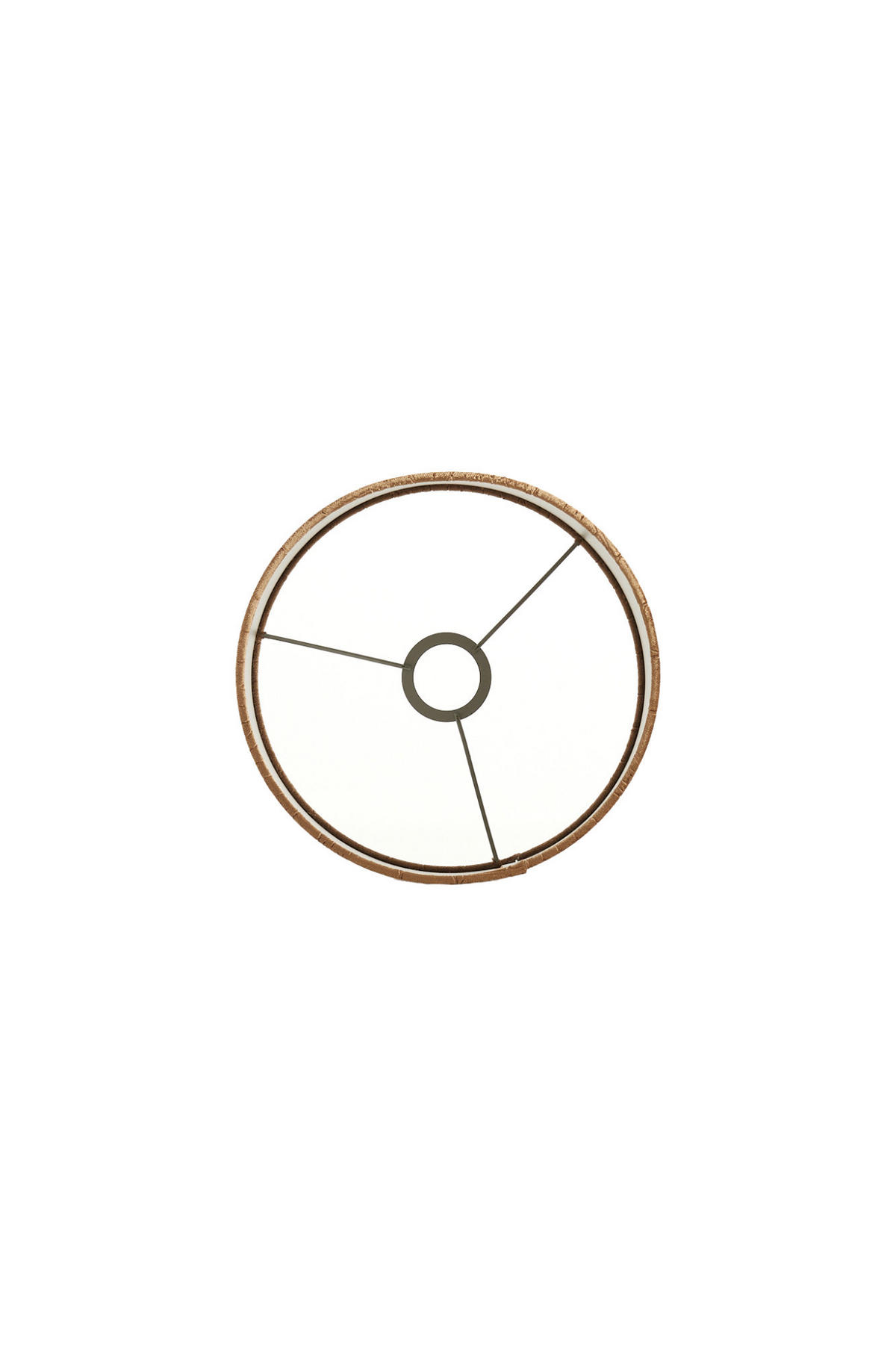 LAMPENSCHIRM Praya Braun Ø25/18 cm - Braun, Textil (25/25/18cm) - Light & Living