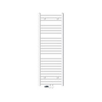 BADHEIZKÖRPER Sahara 500x1500 mm Weiß gerade mit Ventil Durchgang - Weiß, Metall (50/150/3cm) - LuxeBath