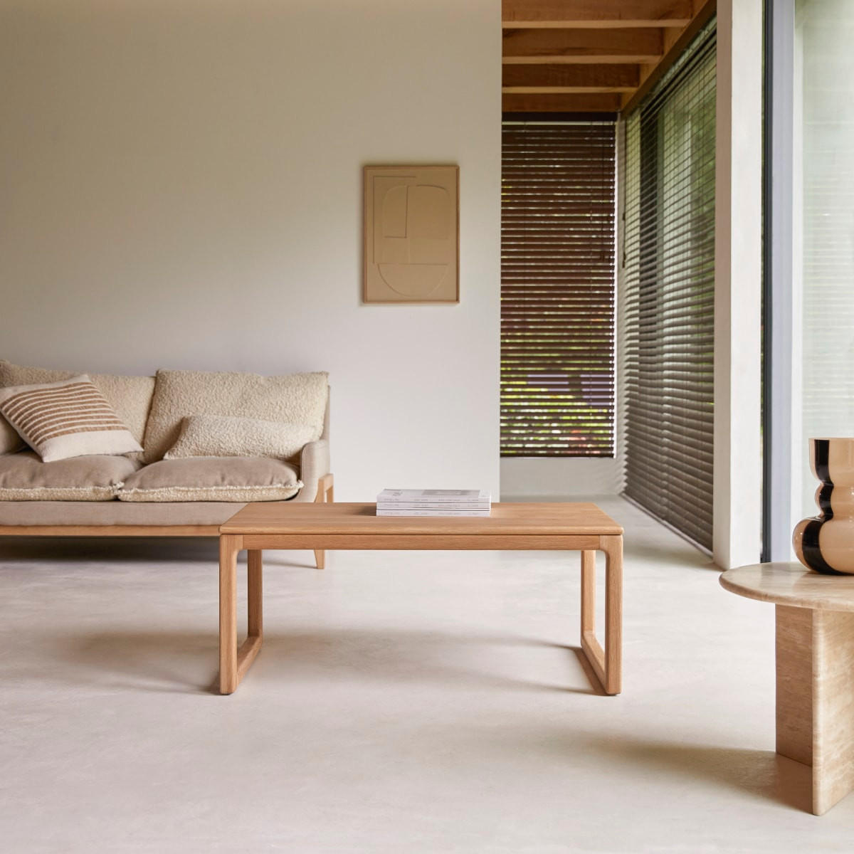 COUCHTISCH Arto Natur aus Eiche - Naturfarben, Holz (56/100/42cm) - Tikamoon