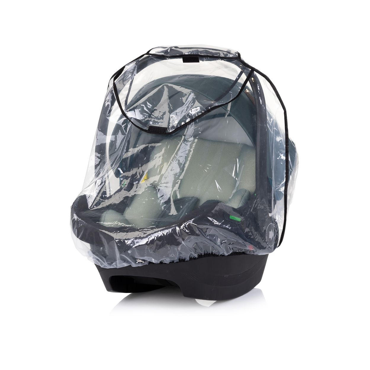 KINDERAUTOSITZZUBEHÖR Babyschalen-Regenschutz DKKSTK025 transparent Polyester, wasserdicht, transparent, ab Geburt, leicht zu reinigen - Schwarz, Textil (19/2/15cm) - Chipolino