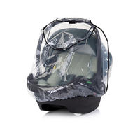 KINDERAUTOSITZZUBEHÖR Babyschalen-Regenschutz DKKSTK025 transparent Polyester, wasserdicht, transparent, ab Geburt, leicht zu reinigen - Schwarz, Textil (19/2/15cm) - Chipolino
