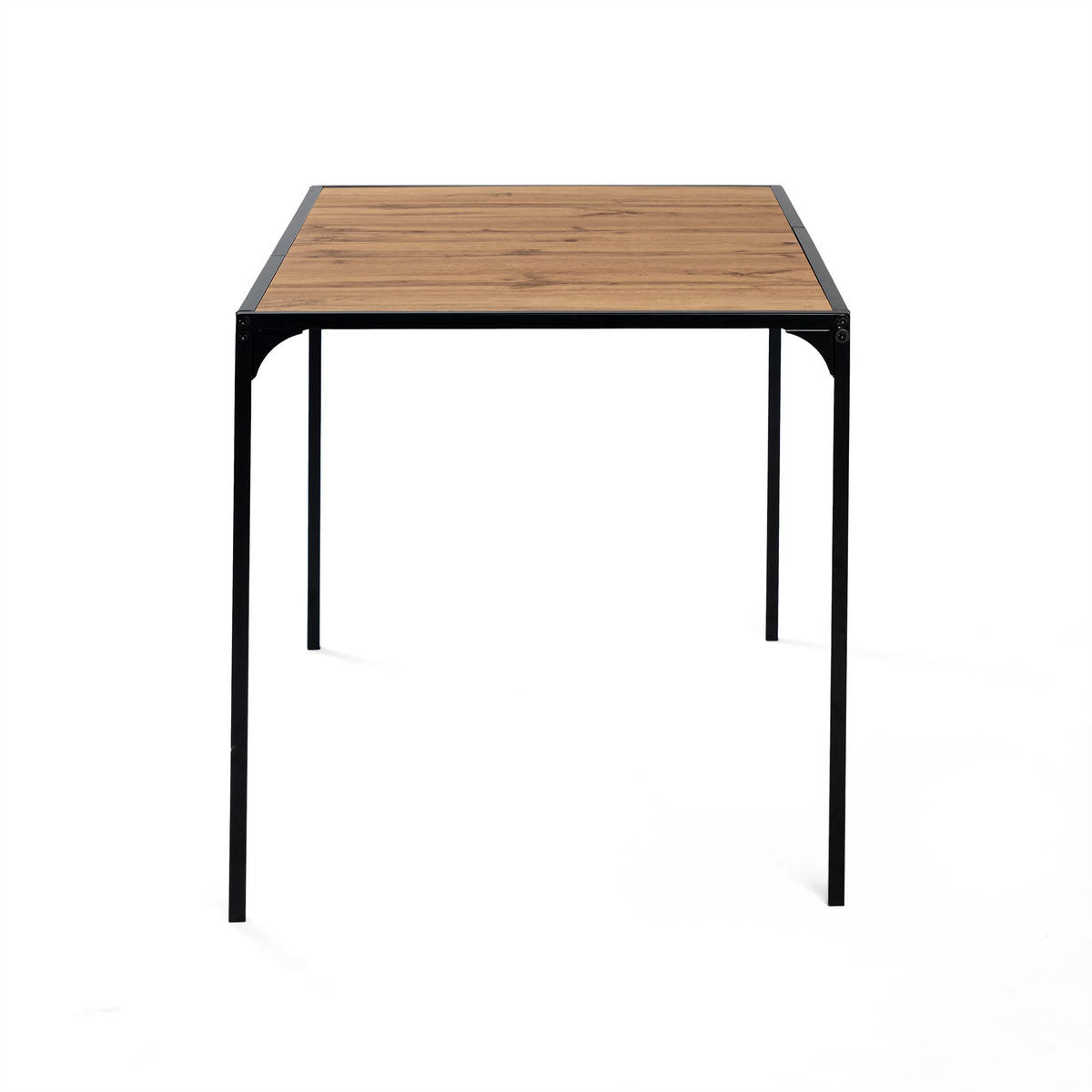 ESSTISCH 120/75/75 cm braun - Braun, Holz/Metall (120/75/75cm) - Urban Meuble