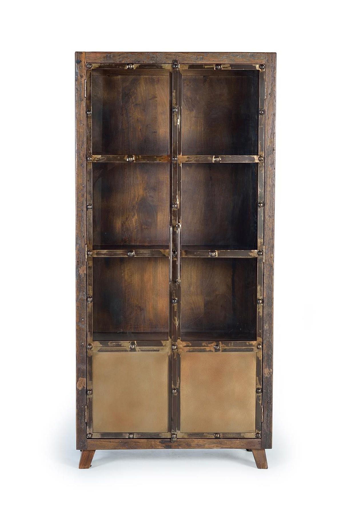 VITRINE aus Holz - Braun, Holz (40/190/90cm) - Giner y Colomer