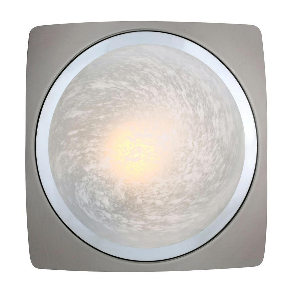 DECKENLEUCHTE Alabaster Schwarz gebürstet - Schwarz, Metall (26/26/26cm) - Esto