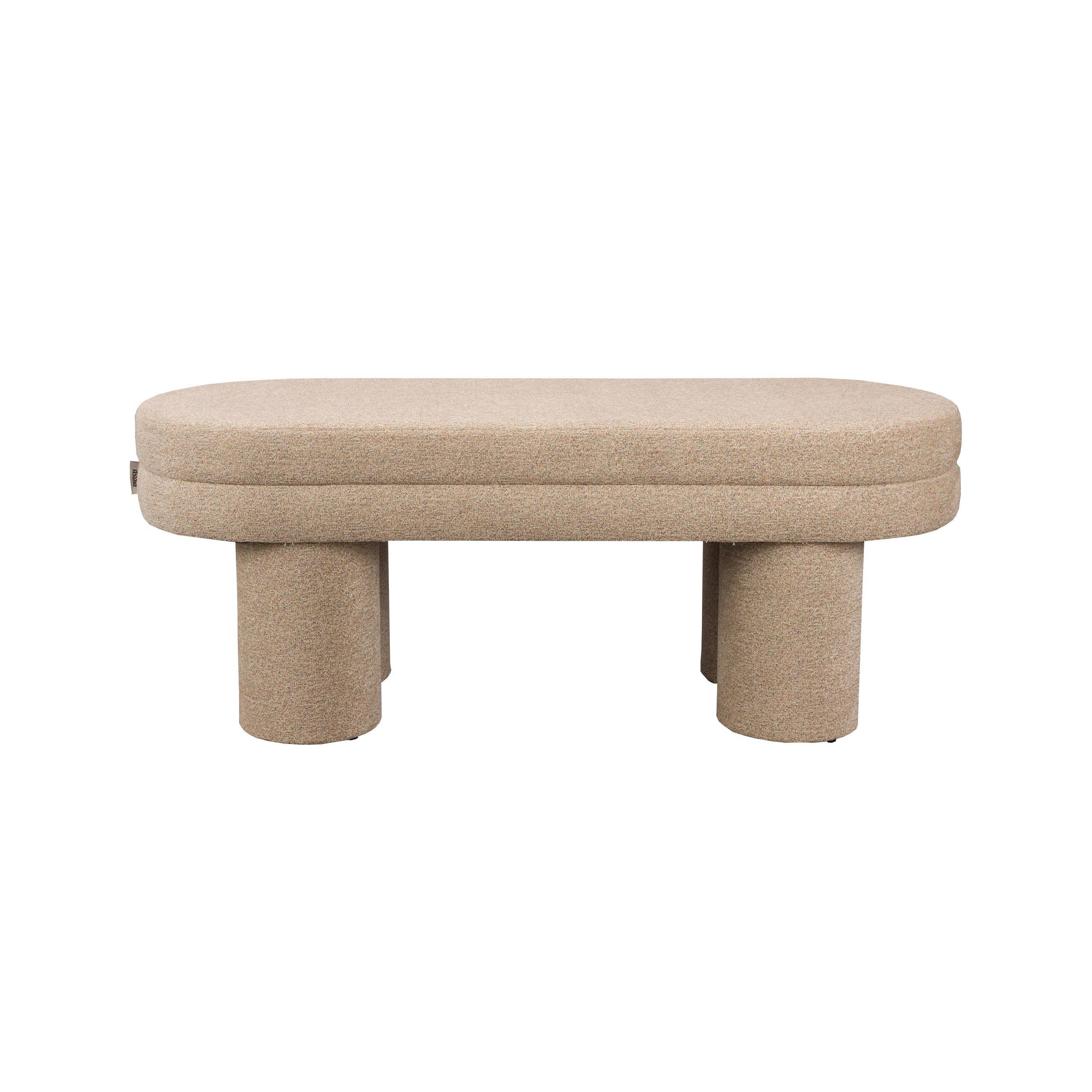 SITZBANK Fern 110x42x40 cm Beige - Beige, Kunststoff (110/42/40cm) - Dutchbone