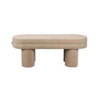 SITZBANK Fern 110x42x40 cm Beige - Beige, Kunststoff (110/42/40cm) - Dutchbone