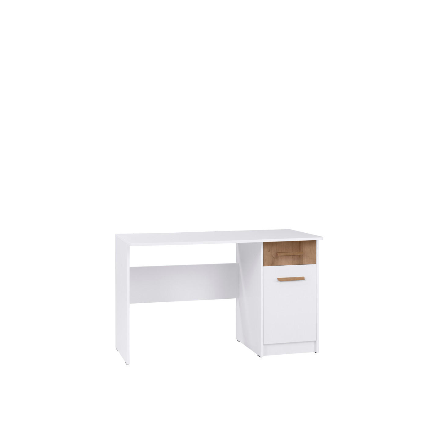 SCHREIBTISCH SCHÜLERSCHREIBTISCH GRANT G11/B WEIß 125/75,5/52,5 - Weiß, Holzwerkstoff (76/125/53cm) - Marmex Möbel