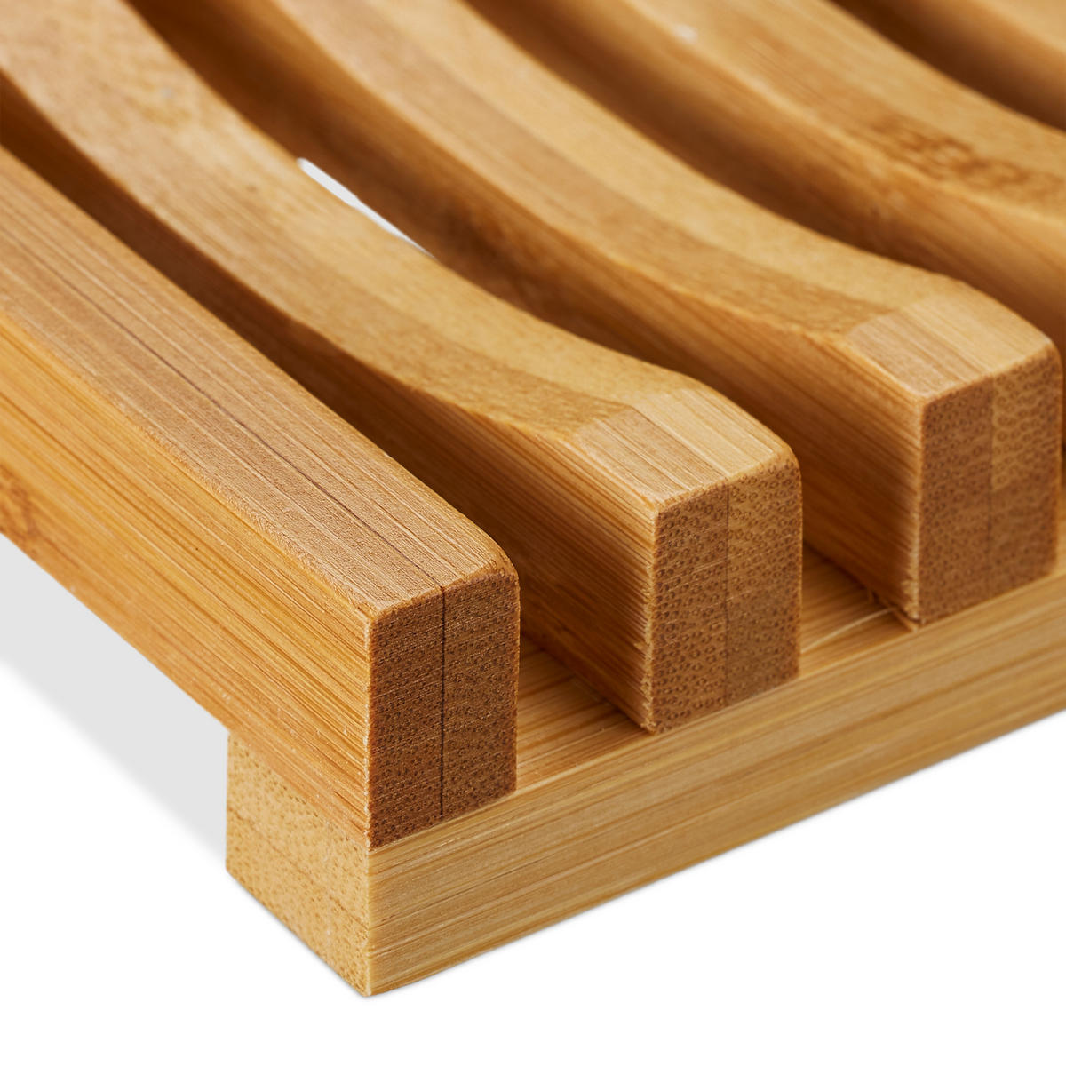 MISKA na mydlo - svetlohnedá, drevo (11.5/2.5/8.5cm) - Relaxdays