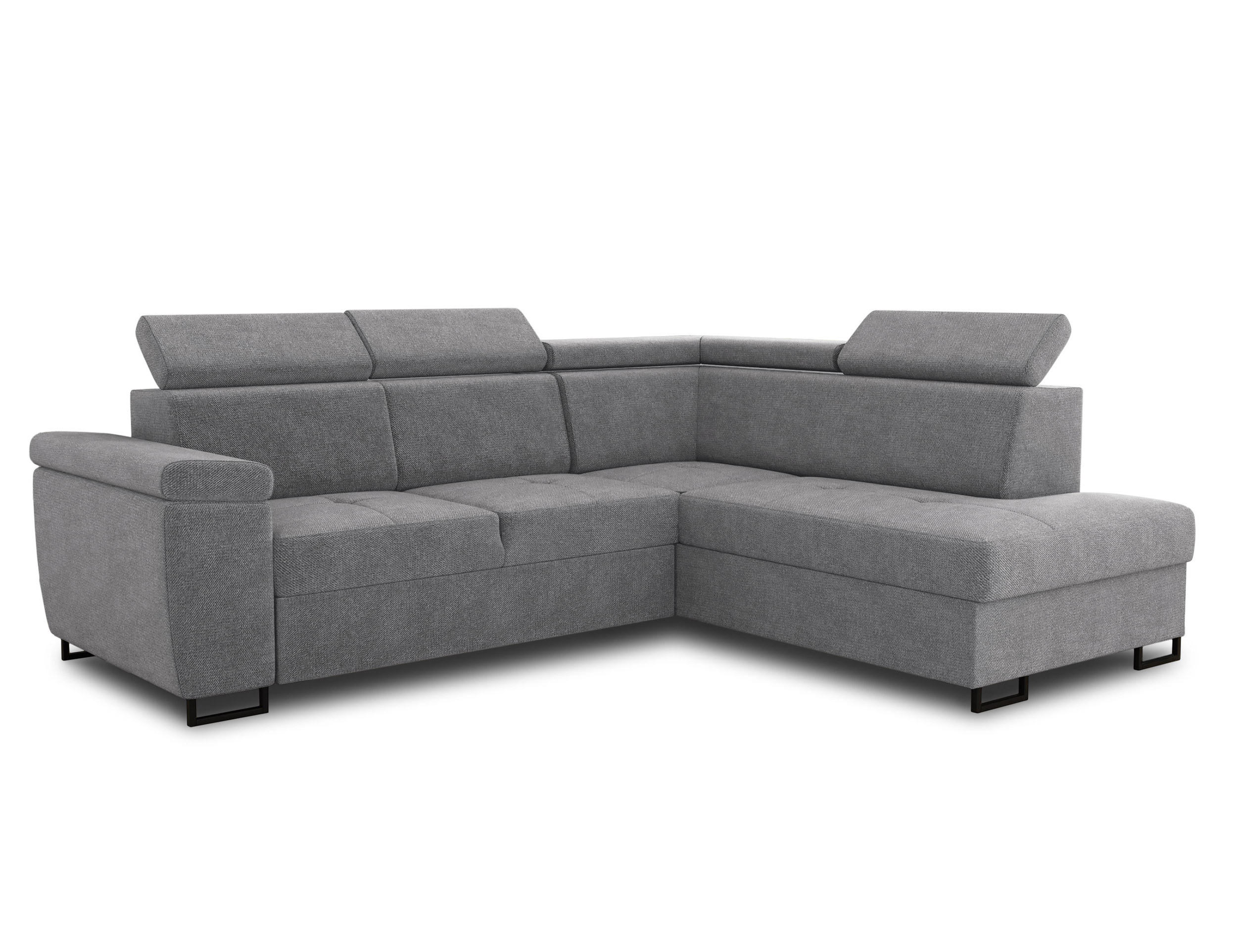 ECKSOFA Natan, Seite: Rechts - Grau, Holz/Textil (265/205cm) - Sofnet