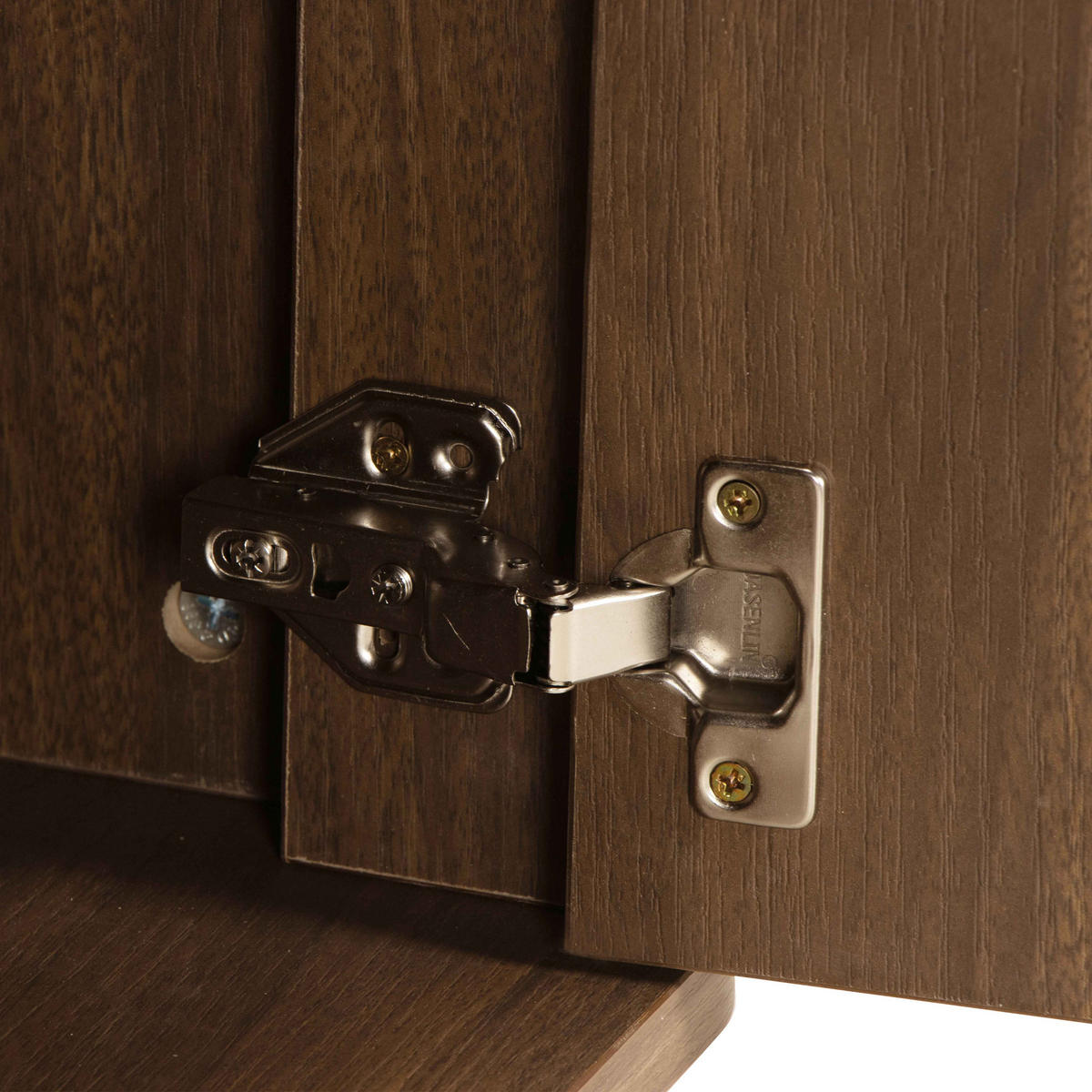 TV-MÖBEL, dunkle Holzoptik - Braun, Holz (150/40/40cm) - Oviala