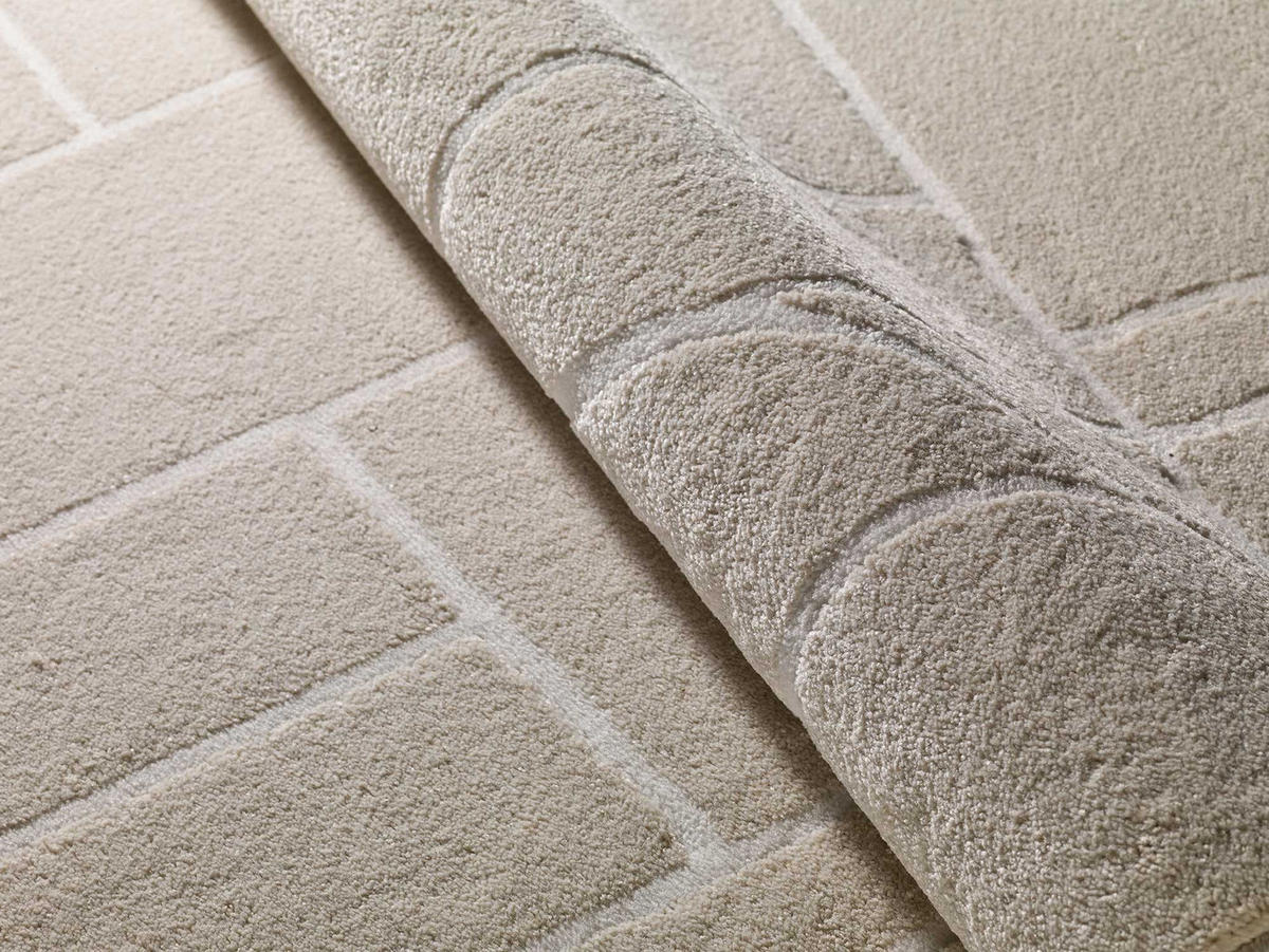 WEBTEPPICH Creme Hl-Ethnic 200/300 cm - Creme, Naturmaterialien/Textil (200/300cm) - Atticgo