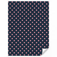 KINDERTAPETE - Muster - Sterne - Rosa - 220x300 cm - Anthrazit, Papier (220/300cm) - OnlyWow