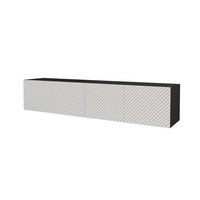 LOWBOARD ZENO-W 2x100x40x41 cm - Schwarz / Weiß - Weiß, Holzwerkstoff (200/40/41cm) - ALTDECOR