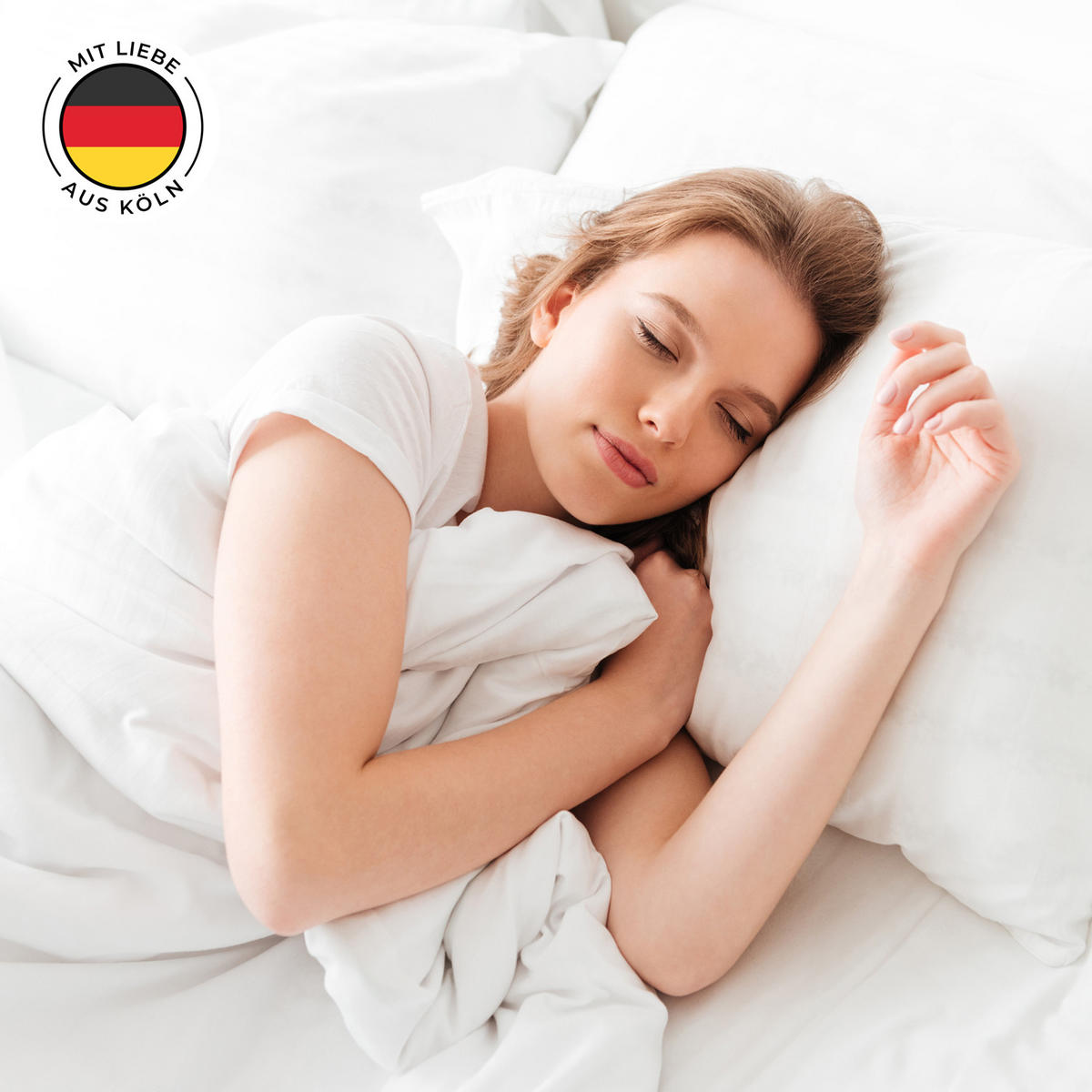 MILBENBEZUG-DECKE Ronja 140/200cm 2er-Set - Weiß, Textil (200/140cm) - Blumtal