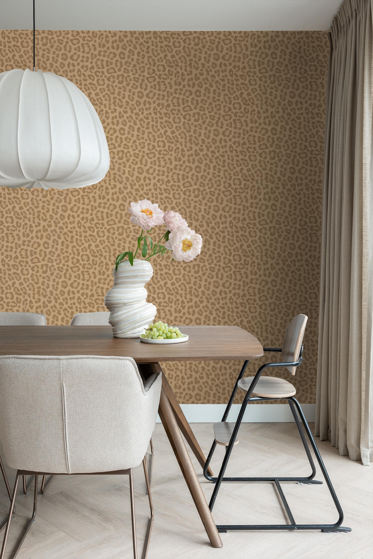 TAPETE Leopardenmuster 53 cm x 10.05 m - Braun, Papier (53/1000cm) - ESTAhome
