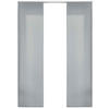 VORHANG 2ER SET HxB 245x60 cm Grau - Grau, Textil (60/245cm) - Gardinenbox