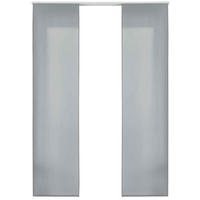 VORHANG 2ER SET HxB 245x60 cm Grau - Grau, Textil (60/245cm) - Gardinenbox