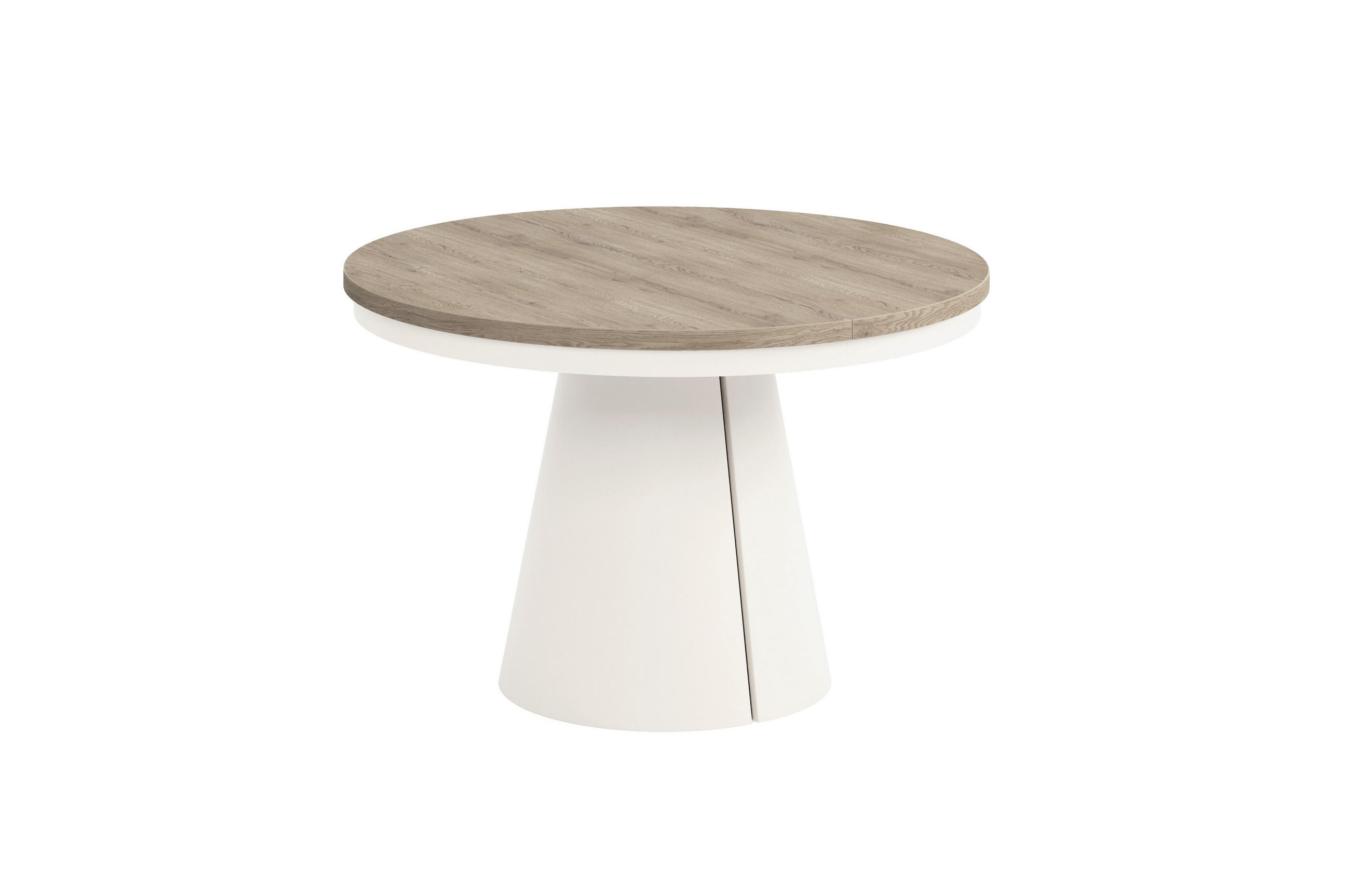 ESSTISCH CALMA Bis - Kaschmir/Beige, Holzwerkstoff/Metall (120/120/76cm) - Meblini