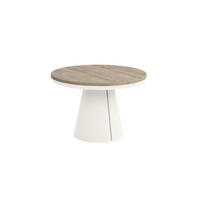 ESSTISCH CALMA Bis - Kaschmir/Beige, Holzwerkstoff/Metall (120/120/76cm) - Meblini