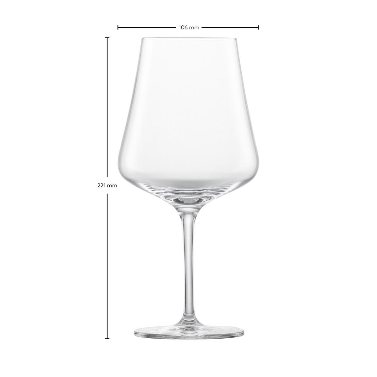 BURGUNDER ROTWEINGLÄSER Bouquet transparent 657 ml 2er Set - Transparent, Glas (0.657L) - Zwiesel Glas