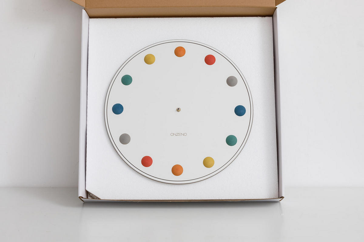 WANDUHR Design Weiß 42/42 cm - Weiß, Holzwerkstoff (1.88/42/3cm) - ONZENO
