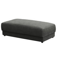 POLSTERHOCKER - rechteckig - Schwarz/Grau, Kunststoff/Textil (134/45/65cm) - home24