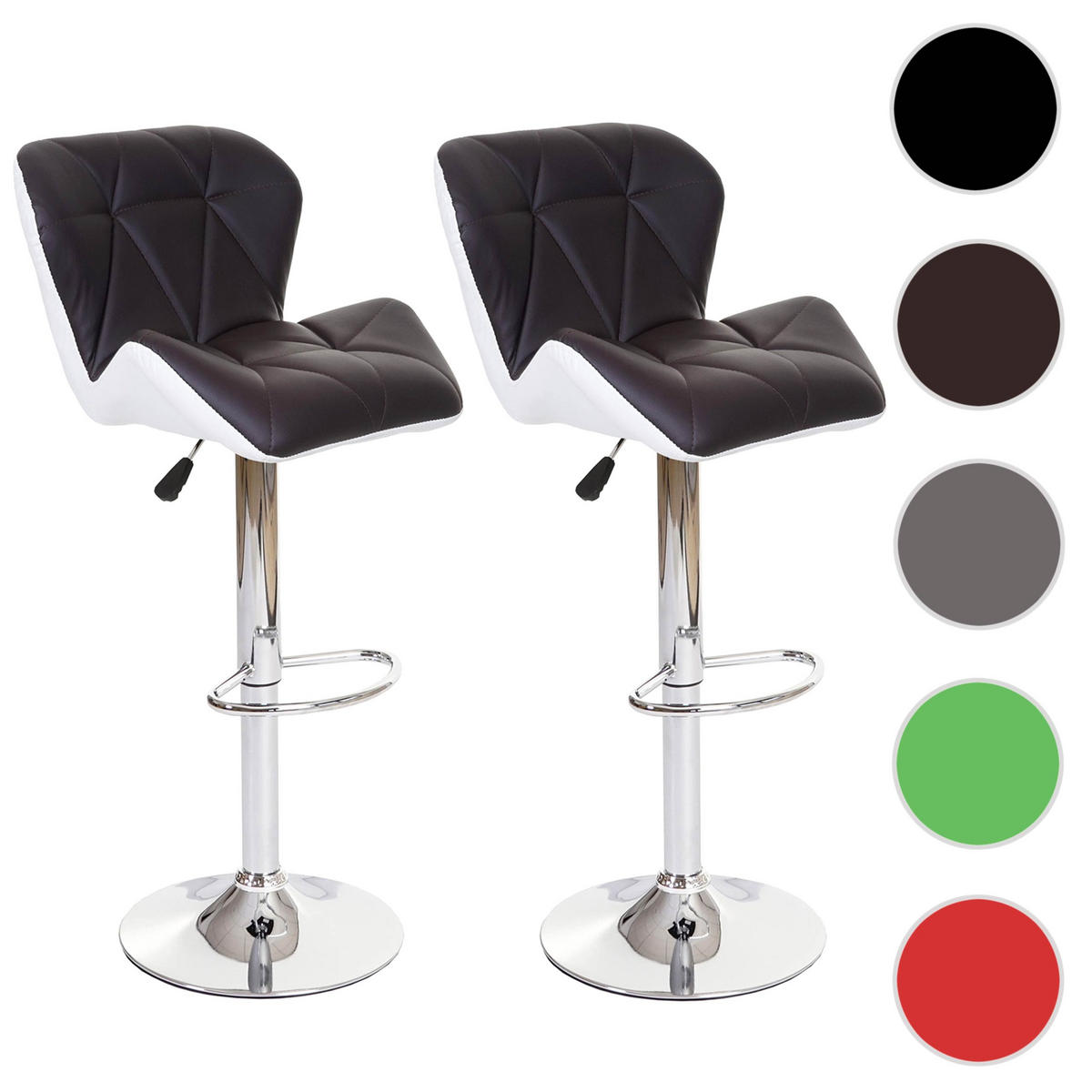 BARHOCKER Braun 2er-Set - Braun, Textil (44/106/49cm) - MCW