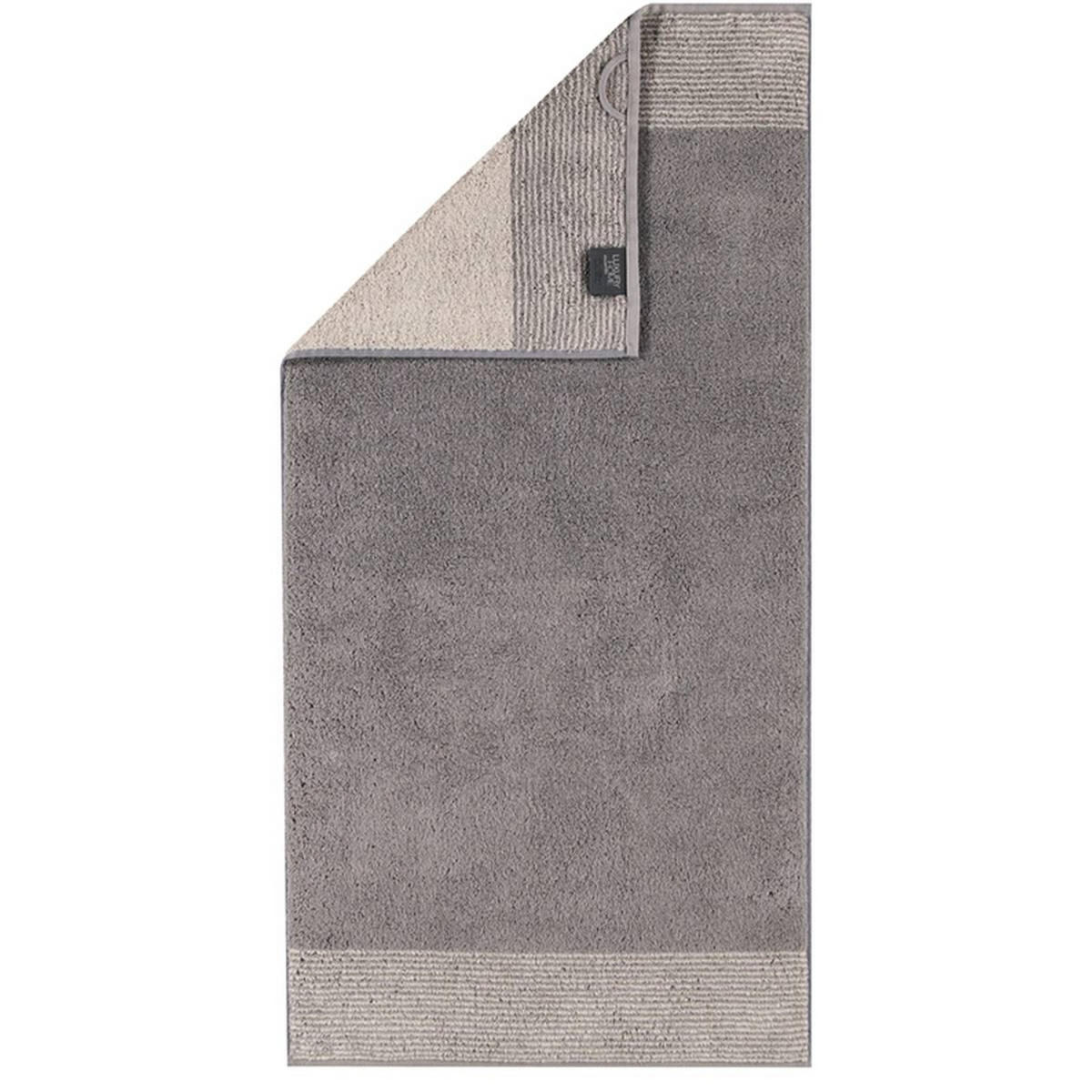 HANDTUCH Unisex Luxury Home C Two-Tone Grau Baumwolle 10er Pack - Graphitfarben, Naturmaterialien (200/135cm) - Cawoe