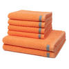 FROTTIERSET Smart 6-teilig - Orange, Textil (50/100cm) - Ross