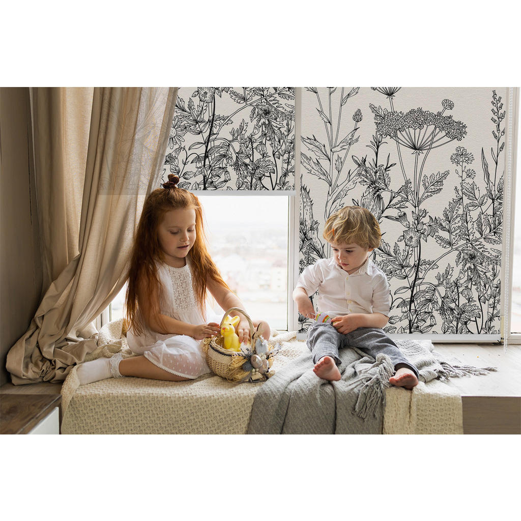 Thumbnail - Tulup Rollo, Grau, Textil, 80x240 cm, Wohntextilien, Rollos & Jalousien, Rollos