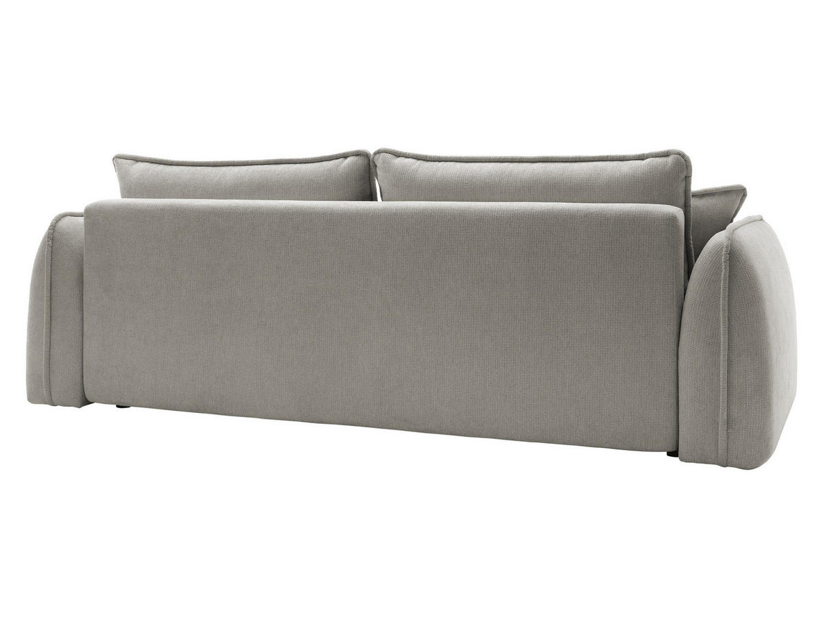 SCHLAFSOFA Moho - Hellgrau/Schwarz, Holz/Kunststoff (250/94/109cm) - MIRJAN24