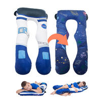 KISSEN für Kinder- Astronaut - Dunkelblau, Textil (60/120cm) - KomfortKissen
