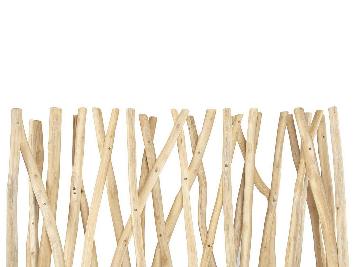 PARAVENT - 100 cm x 25 cm - Holz, Platte - Naturfarben Hell - GAYANA - Naturfarben, Holz (100/180/25cm) - Vente-Unique