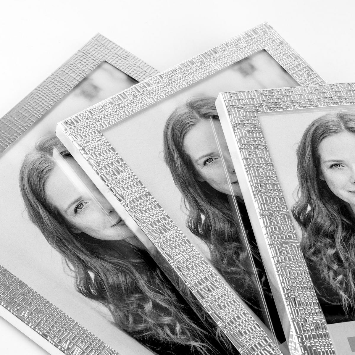 BILDERRAHMEN Mirja Alu-Portraitrahmen, 15x20 cm, silber - Silberfarben, Metall (17/22/1cm) - walther design