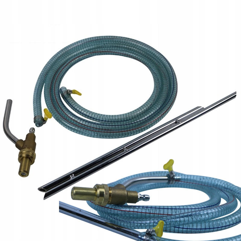 SANDSTRAHLER K5-K7 Set, 250 bar, 40 l/min, 3 m Schlauch, Bayonet Anschluss - Multicolor, Kunststoff/Metall (10/10/10cm)