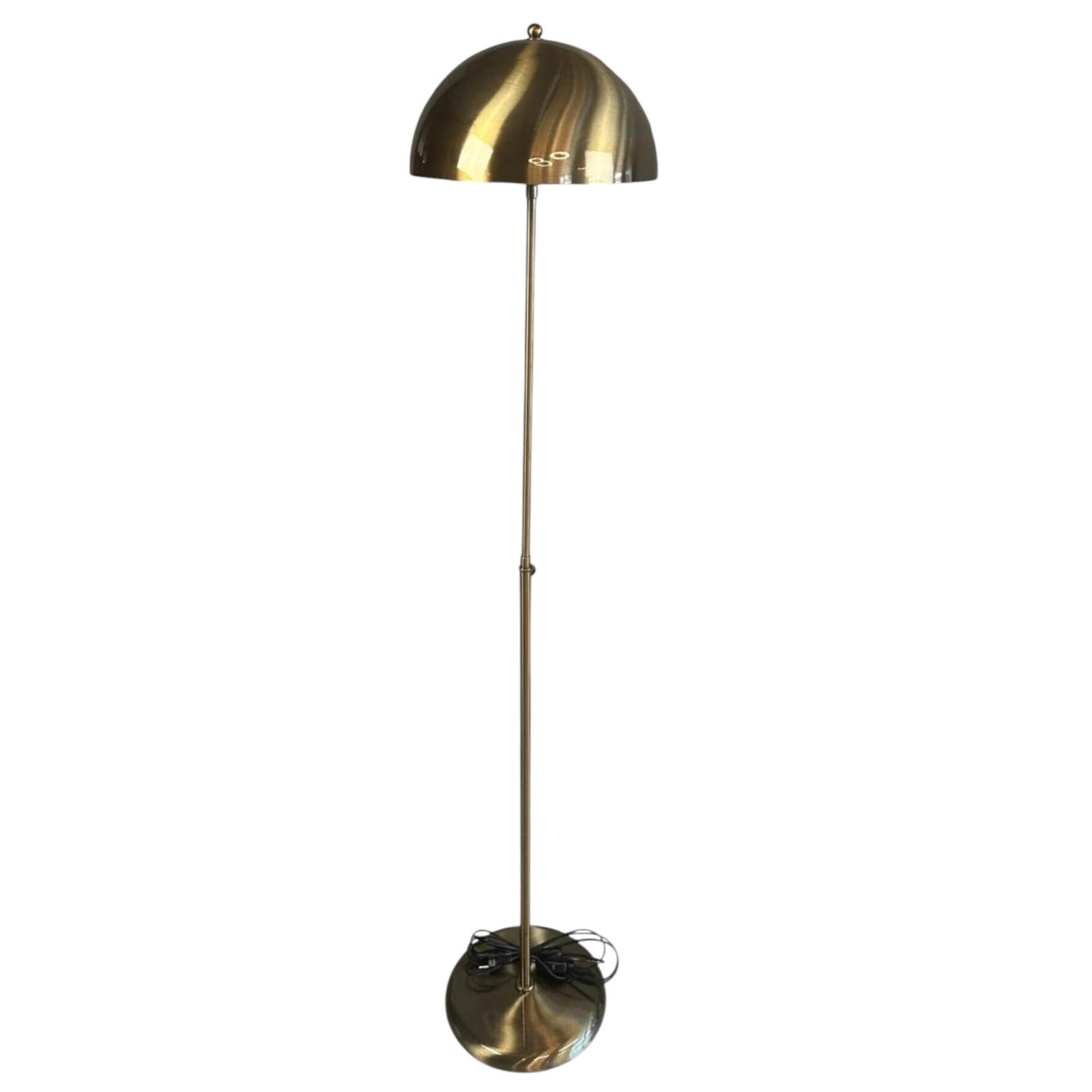 STEHLEUCHTE Gelora 170 Cm - Messingfarben, Metall (37/37/170cm) - Bamyum