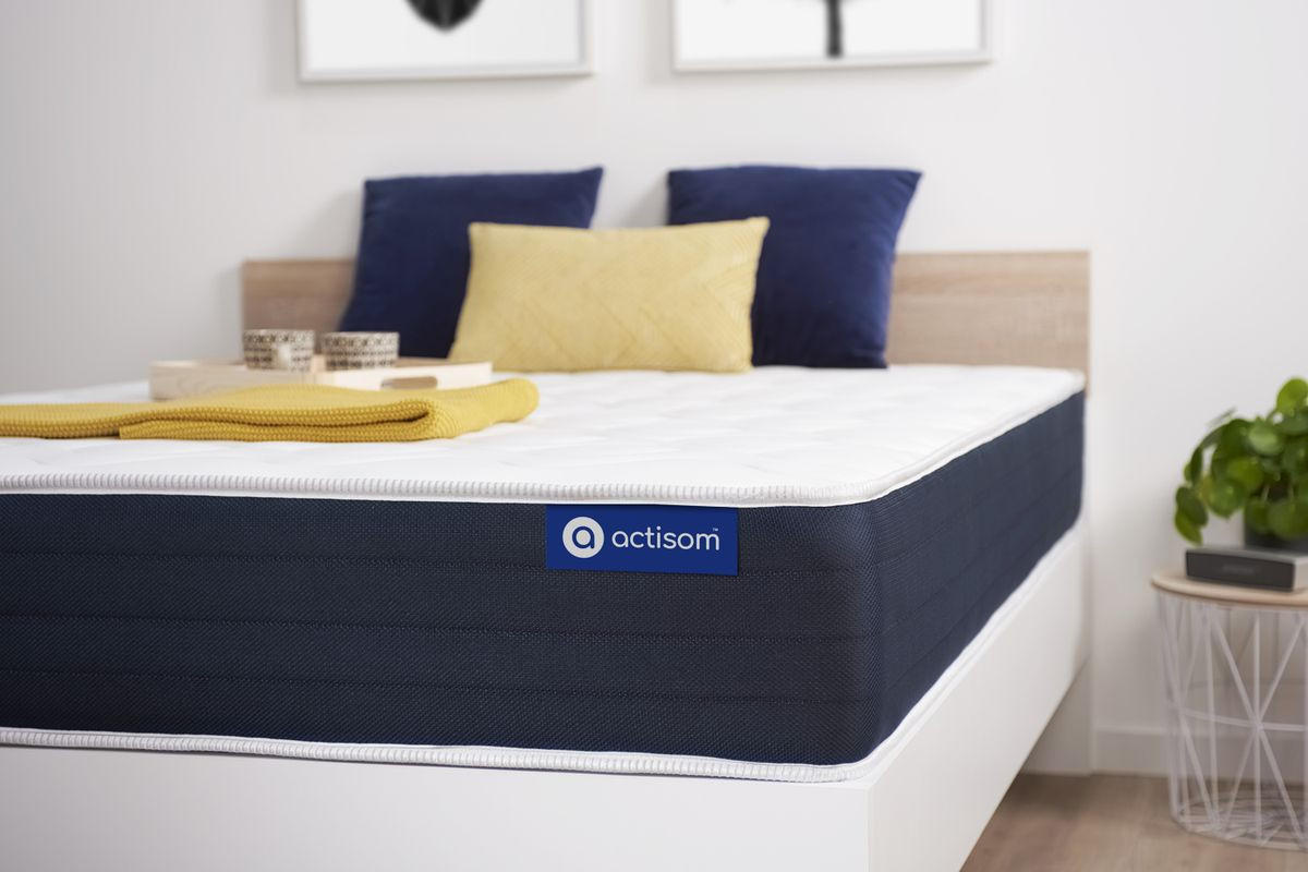 MATRATZE Actilatex sleep Latex und Memory-Schaum 90 x 190 cm h1 - Weiß, Textil (90/190cm) - ACTISOM