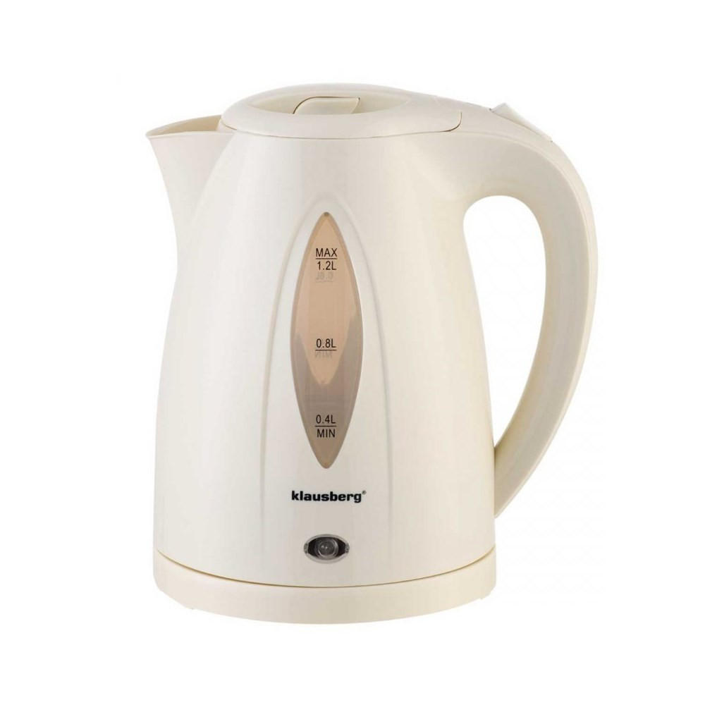 WASSERKOCHER ELEKTRISCH Creme 22/16/26 cm 66079 - Creme, Kunststoff (16/26/22cm) - Klausberg 