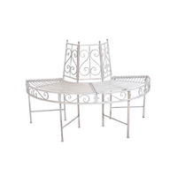 BAUMBANK Frida Stahl Antik-weiß 80x63x122cm - Weiß, Metall (63/80/122cm) - DELUKE