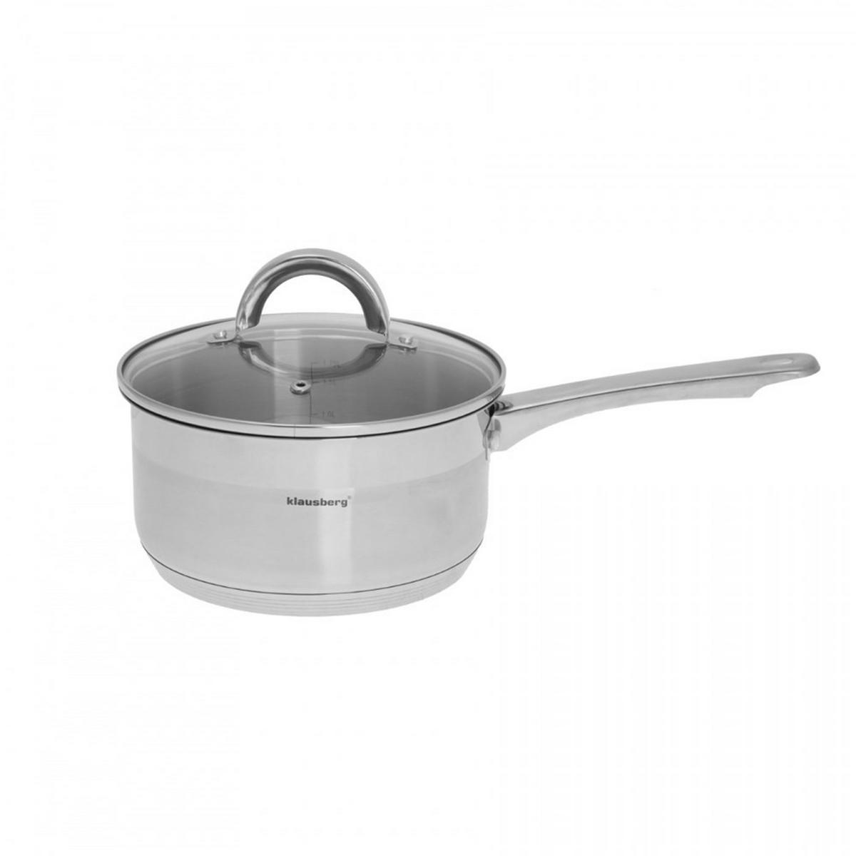 STIELTOPF Silber 14/14/7 cm KB7132 - Silberfarben, Metall (14cm) - Klausberg 