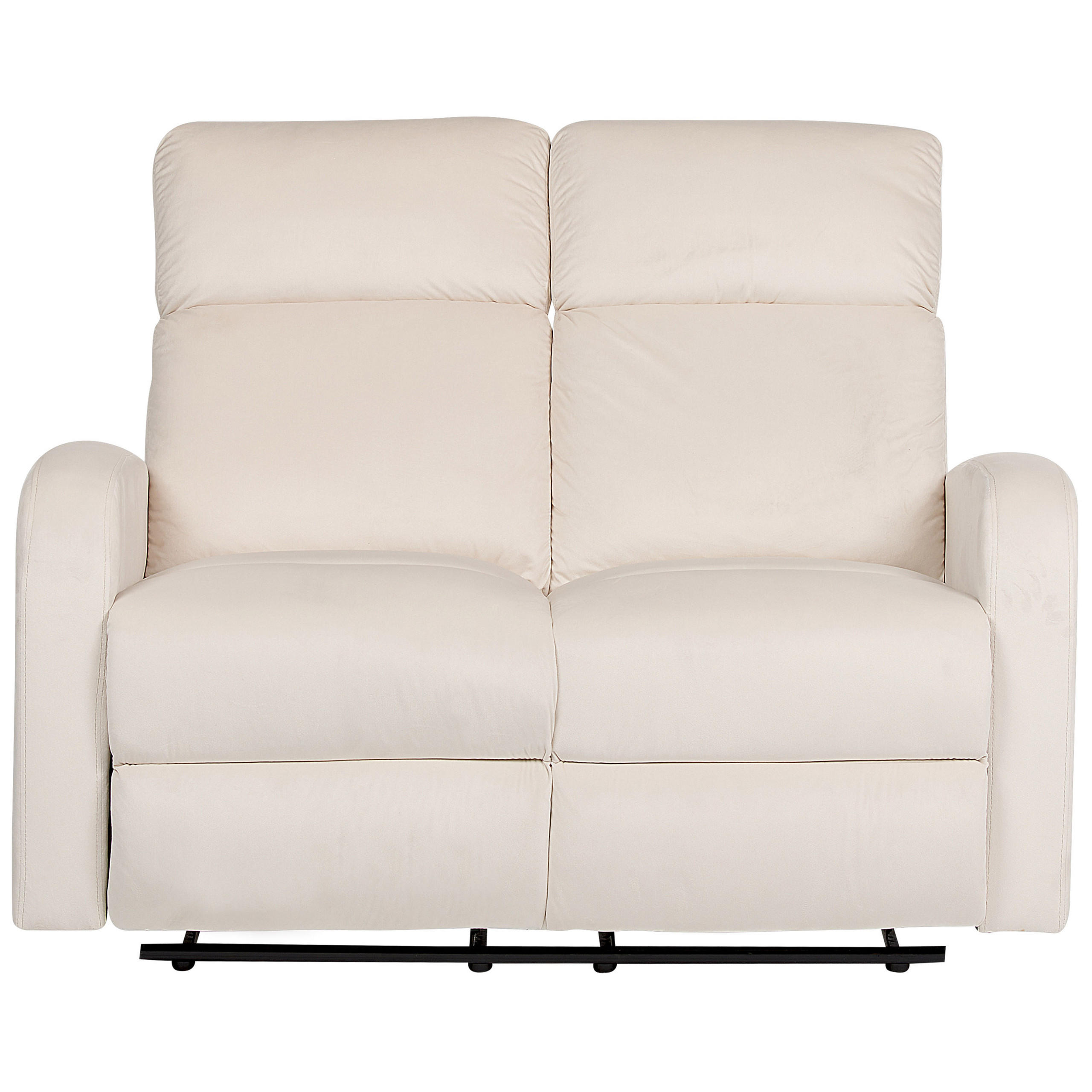 Beliani 2-Sitzer-Sofa Weiß 128x102x73 cm
