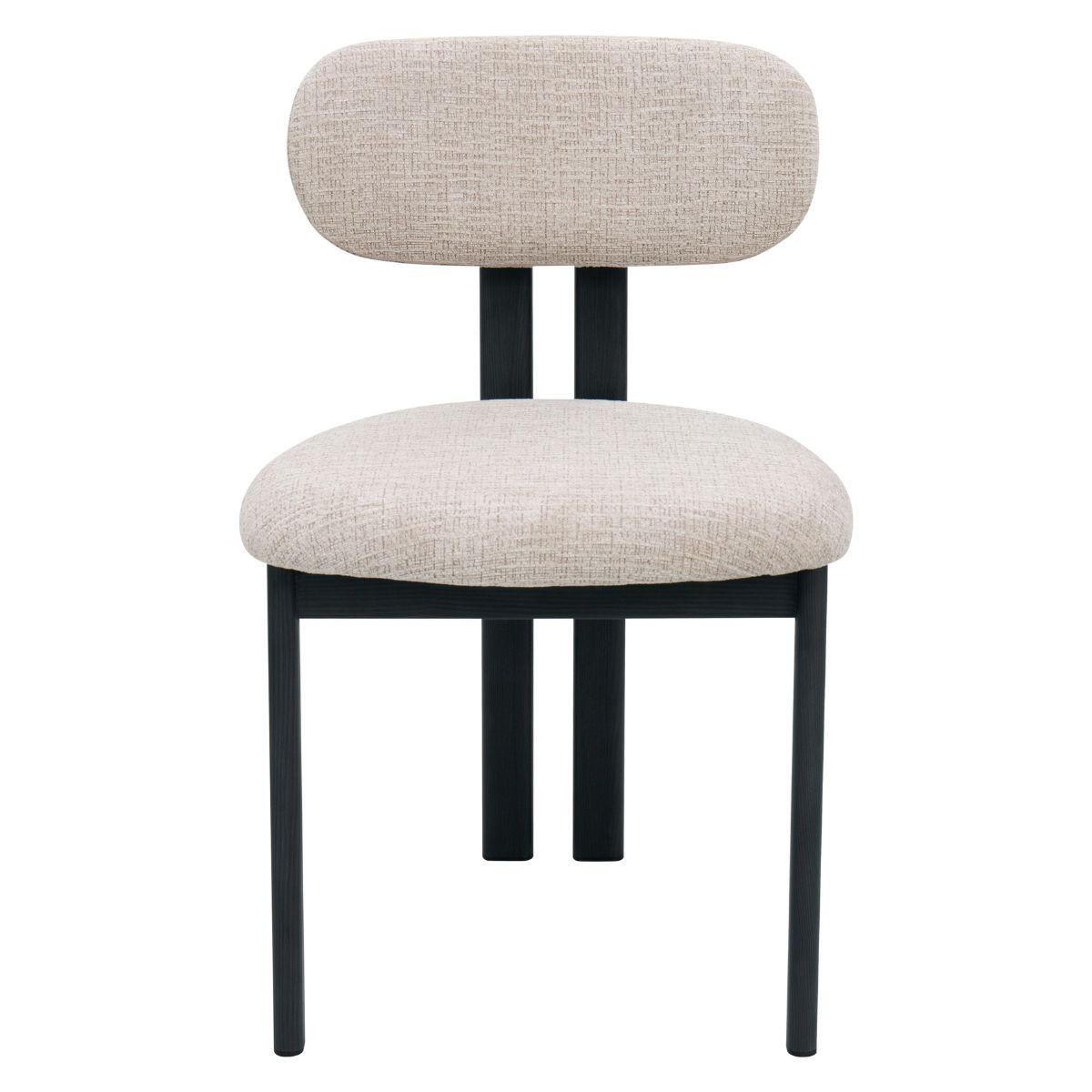 ESSZIMMERSTUHL 2er Set aus Stoff, beige - Beige, Textil (51/81/53cm) - Giga Meubel