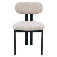 ESSZIMMERSTUHL 2er Set aus Stoff, beige - Beige, Textil (51/81/53cm) - Giga Meubel