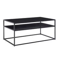 SOFATISCH eckig ISAO Metall Couchtisch - Schwarz, Metall (100/60/45cm) - tinkaro